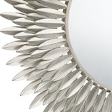 Broche Mirror Large Antique Silver By Crystorama - Detailed View