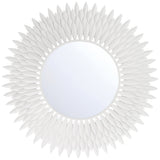 Broche Mirror Large Matte White By Crystorama