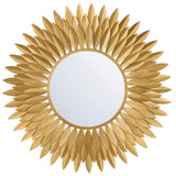 Broche Mirror Medium Antique Gold By Crystorama