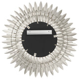 Broche Mirror Medium Antique Silver By Crystorama - Back View