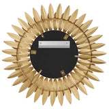 Broche Mirror Small Antique Gold By Crystorama - Back View