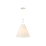 Broche Pendant 18'' Matte White