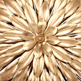 Broche Petals Suspension Antique Gold Medium By Crystorama Detailed View