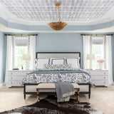 Broche Petals Suspension Antique Gold Small By Crystorama Lifestyle View1