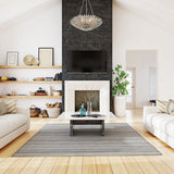 Broche Petals Suspension Antique Silver Small By Crystorama Lifestyle View