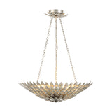 Broche Petals Suspension Antique Silver Small By Crystorama