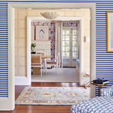 Broche Petals Suspension Matte White Small By Crystorama Lifestyle View1