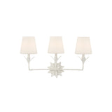 Broche Shaded Bathroom Vanity 25'' Matte White