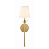 Broche Stem Sconce 6'' Antique Gold