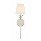 Broche Stem Sconce 6'' Antique Silver