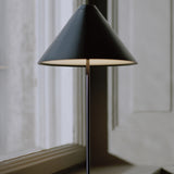 Brolly Portable Table Lamp Steel Black By New Works - Lifestyle View13