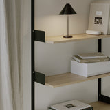 Brolly Portable Table Lamp Steel Black By New Works - Lifestyle View14