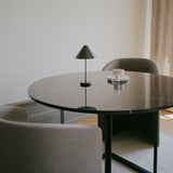 Brolly Portable Table Lamp Steel Black By New Works - Lifestyle View1