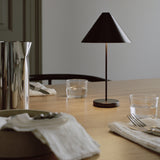 Brolly Portable Table Lamp Steel Black By New Works - Lifestyle View20