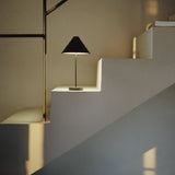 Brolly Portable Table Lamp Steel Black By New Works - Lifestyle View24