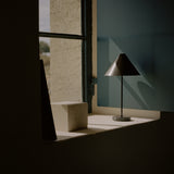 Brolly Portable Table Lamp Steel Black By New Works - Lifestyle View27
