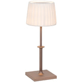 Bronze Poldina Classic Portable Table Lamp by Zafferano
