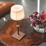 Bronze Poldina Classic Portable Table Lamp by Zafferano