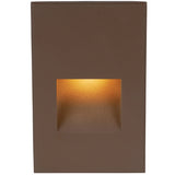 Bronze on Aluminum WL-LED200F Step And Wall Light 277V by WAC Lighting
