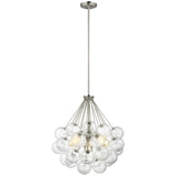 Bronzeville Three Light Pendant Brushed Nickel By Visual Comfort Studio