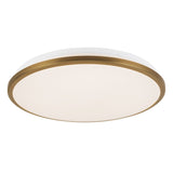 Brook Flushmount — Large, Brushed Gold