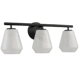 Brooke Bath and Vanity Light Medium Black By Artcraft - Side View1