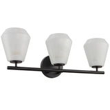 Brooke Bath and Vanity Light Medium Black By Artcraft - Side View