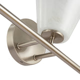Brooke Bath and Vanity Light Medium Brushed Nickel By Artcraft - Detailed View