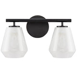 Brooke Bath and Vanity Light Small Black By Artcraft - Front View