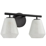 Brooke Bath and Vanity Light Small Black By Artcraft - Side View