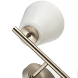 Brooke Bath and Vanity Light Small Brushed Nickel By Artcraft - Detailed View