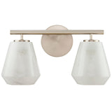 Brooke Bath and Vanity Light Small Brushed Nickel By Artcraft - Front View