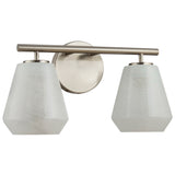 Brooke Bath and Vanity Light Small Brushed Nickel By Artcraft - Side View