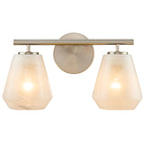 Brooke Bath and Vanity Light Small Brushed Nickel By Artcraft