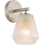 Brooke Wall Light Brushed Nickel By Artcraft