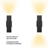 Brooklyn 12” Rectangular Wall Sconce By Dals - Lifestyle View1