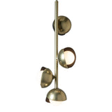 Brooklyn 4-Light Double Shade Vertical Pendant, shown in Modern Brass, Oil Rubbed Bronze, by Hubbardton Forge