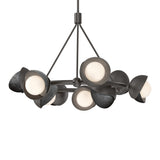 Brooklyn 9-Light Double Shade Ring Chandelier in Oil Rubbed Bronze, Ink by Hubbardton Forge