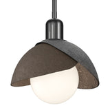 Brooklyn Double Shade Mini Pendant in Ink, Bronze by Hubbardton Forge