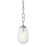 Bruckner Pendant - 6 Inch - Polished Nickel by Hudson Valley