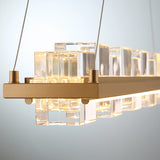 Bruco Chandelier By Eurofase Gold - Side View