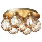 Bushed Brass/Optic Gold Apiales 7 Plafond Ceiling Light by Nuura