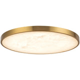 Brushed Gold 15inch Evelyn Flush Mount by Alora Lighting