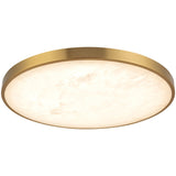 Brushed Gold 15inch Evelyn Flush Mount by Alora Lighting