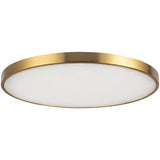 Brushed Gold 15inch Evelyn Flush Mount by Alora Lighting