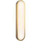 Brushed Gold/Alabaster 22inch Evelyn Wall/Vanity Light by Alora Lighting