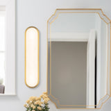 Brushed Gold/Alabaster 22inch Evelyn Wall/Vanity Light by Alora Lighting
