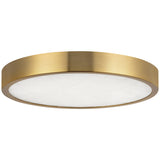 Brushed Gold 7inch Evelyn Flush Mount by Alora Lighting
