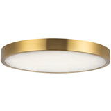 Brushed Gold 9inch Evelyn Flush Mount by Alora Lighting