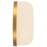 Brushed Gold-Matte Opal Gold Jada Wall Sconce by Kuzco Lighting